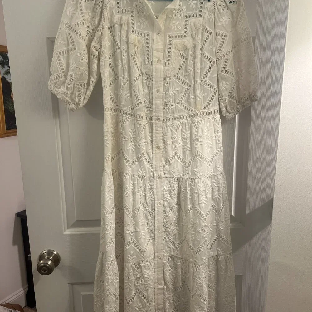 Sea NY Lace Eyelet Dress - Picture 6 of 7